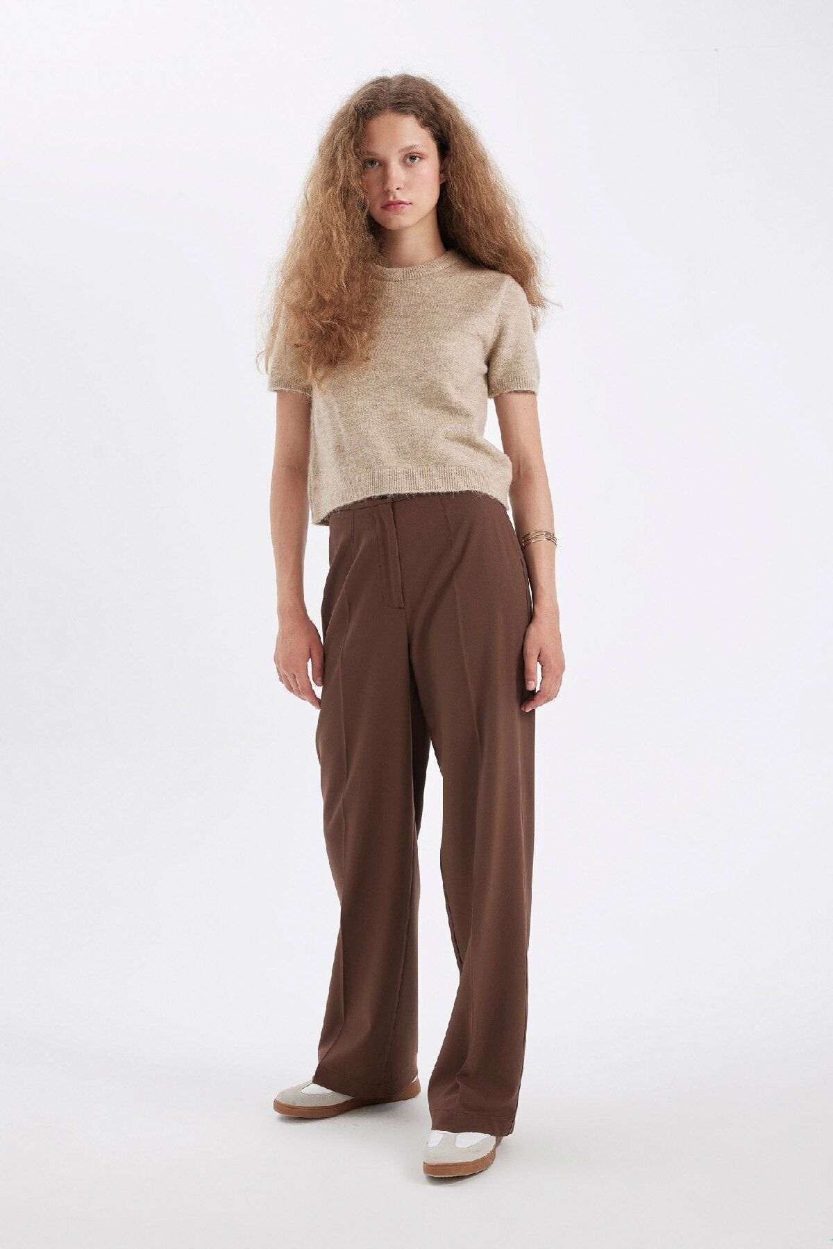 Standart Boy Pantolon Wide Leg Geniş Bol Paça Basic Düz Yüksek Bel C6402ax24au Standart Boy Pantolon Wide Leg Geniş Bol Paça Basic Düz Yüksek Bel C6402ax24au