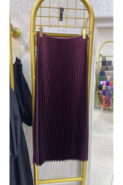 SATEN PİLELİ ETEK SATEN PİLELİ ETEK