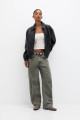 Oversize suni deri ceket Oversize suni deri ceket