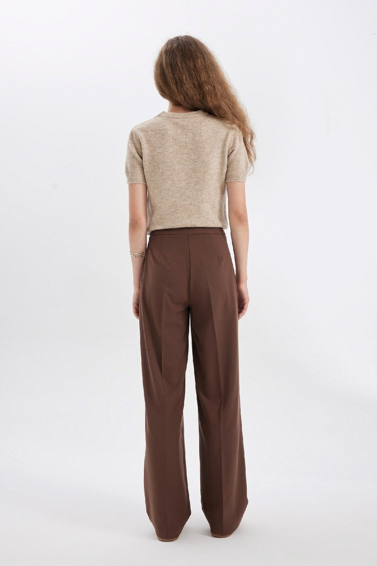 Standart Boy Pantolon Wide Leg Geniş Bol Paça Basic Düz Yüksek Bel C6402ax24au Standart Boy Pantolon Wide Leg Geniş Bol Paça Basic Düz Yüksek Bel C6402ax24au