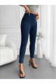 Koyu Mavi Toparlayıcı Solmaz Kumaş Yüksek Bel İnceltici Etki  Skinny Jean Koyu Mavi Toparlayıcı Solmaz Kumaş Yüksek Bel İnceltici Etki  Skinny Jean