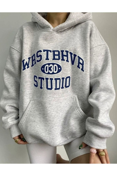 Studio Baskılı Unisex Kanguru Cepli Kapüşonlu Sweatshirt Hoodie Sweat Studio Baskılı Unisex Kanguru Cepli Kapüşonlu Sweatshirt Hoodie Sweat