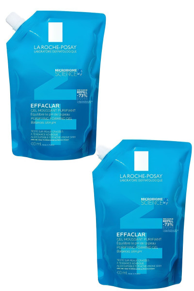 Effaclar M+ Yağlı Ciltler için Temizleme Jeli 400ml - Refill X 2 Effaclar M+ Yağlı Ciltler için Temizleme Jeli 400ml - Refill X 2