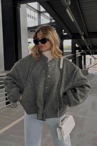 kaşe yün görünümlü bol kesim çıtçıt kapama cep detay crop trend bomber pinterest muadil ceket mont kaşe yün görünümlü bol kesim çıtçıt kapama cep detay crop trend bomber pinterest muadil ceket mont