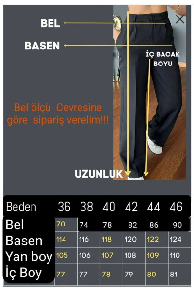 Yüksek Bel Cırt Cırtlı Siyah Boru Paça En Boy Likralı Rahat Kalıp Plazzo Kumaş Pantolon Kadın Pileli Yüksek Bel Cırt Cırtlı Siyah Boru Paça En Boy Likralı Rahat Kalıp Plazzo Kumaş Pantolon Kadın Pileli