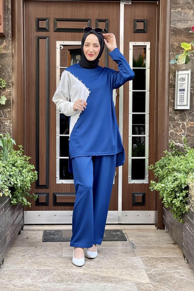 Tesettür Takım indigo Tesettür Takım indigo