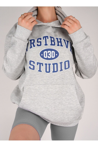 Studio Baskılı Unisex Kanguru Cepli Kapüşonlu Sweatshirt Hoodie Sweat Studio Baskılı Unisex Kanguru Cepli Kapüşonlu Sweatshirt Hoodie Sweat