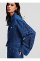 Koyu Mavi Kadın Denim Ceket 241W1422 Koyu Mavi Kadın Denim Ceket 241W1422