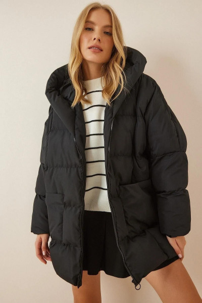 kapüşonlu oversize şişme mont kapüşonlu oversize şişme mont