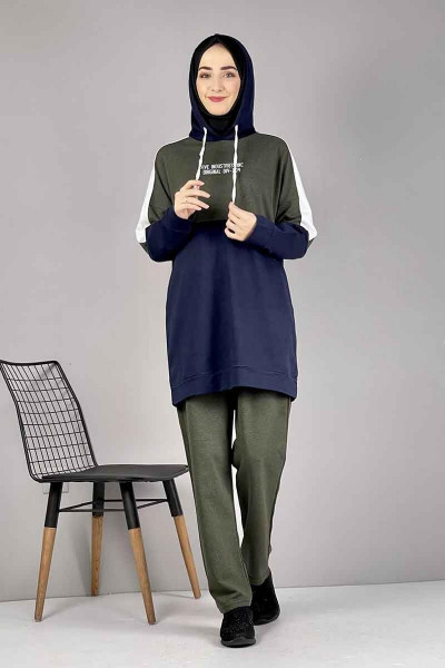 Tesettür Takım Haki Tesettür Takım Haki