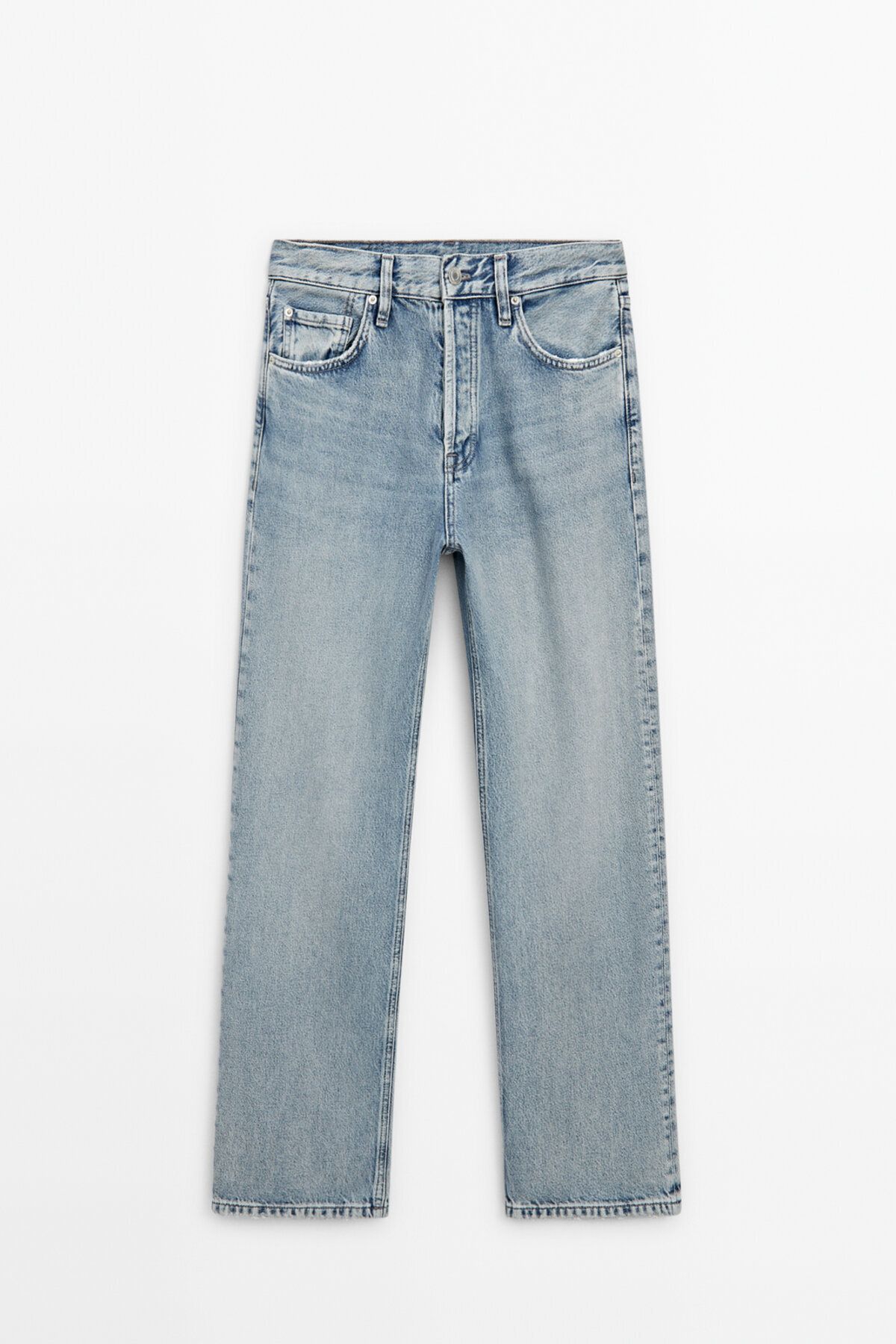 Straight fit yüksek bel jean Straight fit yüksek bel jean