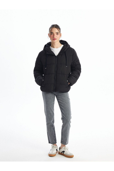 Kapüşonlu Kadın Şişme Mont Kapüşonlu Kadın Şişme Mont