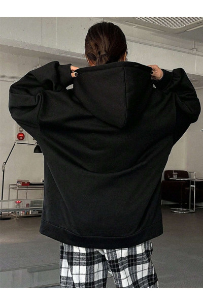 Unisex Erkek/Kadın DAILY 01 Renkli Özel Baskılı Pamuklu Oversize Kapüşonlu Sweatshirt Unisex Erkek/Kadın DAILY 01 Renkli Özel Baskılı Pamuklu Oversize Kapüşonlu Sweatshirt