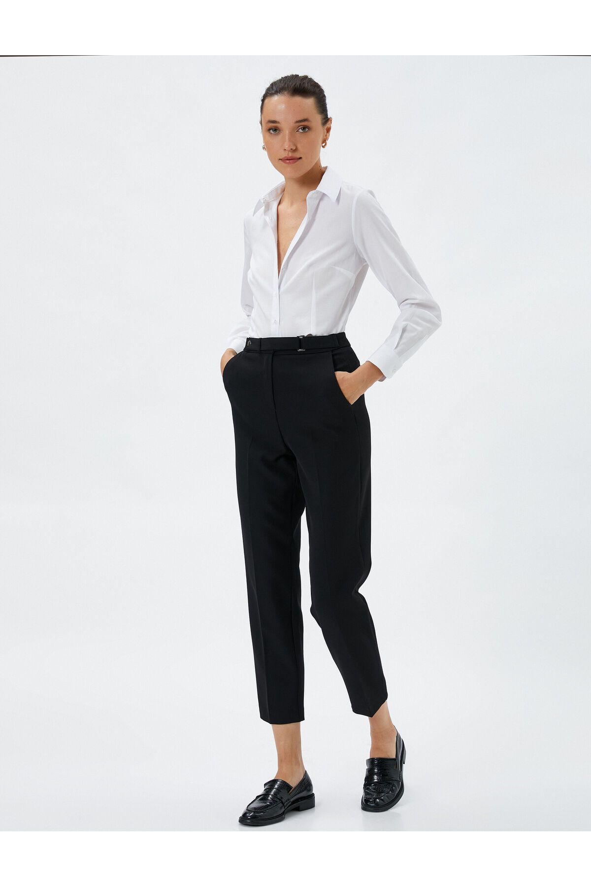 Klasik Gömlek Uzun Kollu Düğmeli Slim Fit