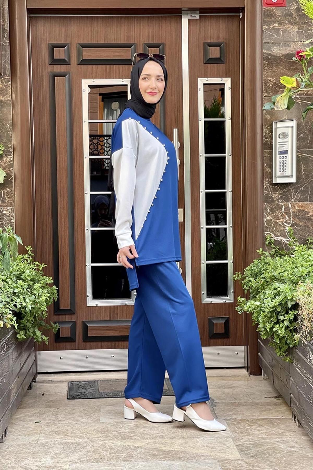 Tesettür Takım indigo Tesettür Takım indigo