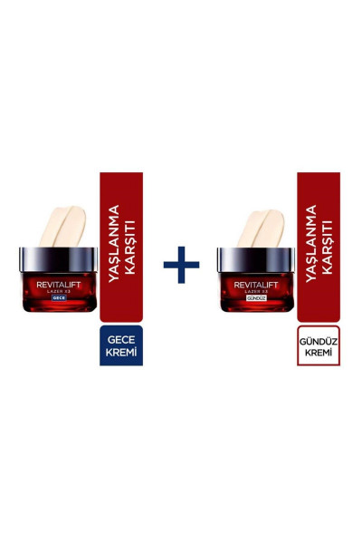 Loreal Paris Revitalift Lazer X3 Yoğun Yaşlanma Karşıtı Gece + Gündüz Bakım Kremi Loreal Paris Revitalift Lazer X3 Yoğun Yaşlanma Karşıtı Gece + Gündüz Bakım Kremi