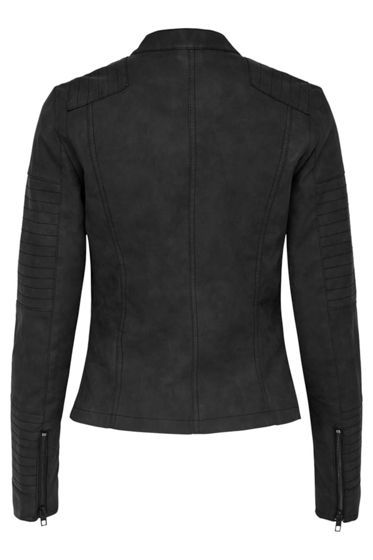 ONLAVA FAUX LEATHER BIKER OTW NOOS SİYAH15102997