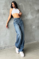 WANDER'S Kemer Tokalı Yıkamalı Baggy Jeans WANDER'S Kemer Tokalı Yıkamalı Baggy Jeans