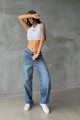 WANDER'S Kemer Tokalı Yıkamalı Baggy Jeans WANDER'S Kemer Tokalı Yıkamalı Baggy Jeans