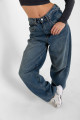 VANE'S Toka Detaylı Bol Kesim Geniş Paça Rahat Baggy Jean Kot Salaş Kadın Pantolon VANE'S Toka Detaylı Bol Kesim Geniş Paça Rahat Baggy Jean Kot Salaş Kadın Pantolon