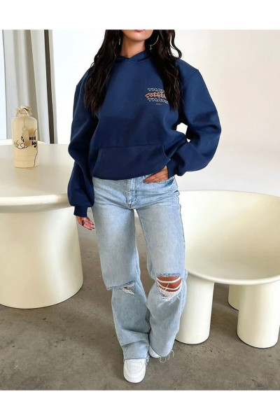 Saffet Thats Baskılı Oversize  Sweatshirt Saffet Thats Baskılı Oversize  Sweatshirt