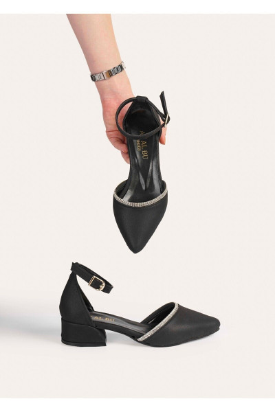 Taşlı Siyah Karnı Yarık Beş Pont