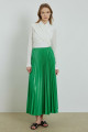 PİLİSOLEY SATEN ETEK - BENETTON YEŞİLİ PİLİSOLEY SATEN ETEK - BENETTON YEŞİLİ