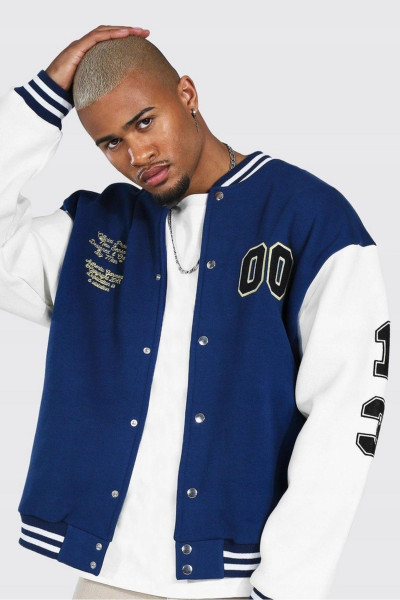 Unisex Oversize Bomber 00 Kolej Ceket Unisex Oversize Bomber 00 Kolej Ceket