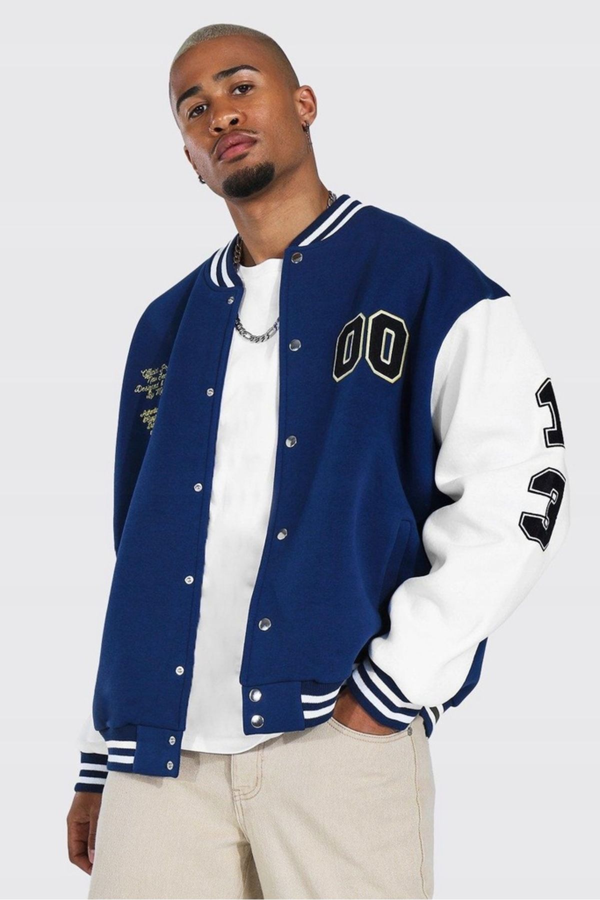 Unisex Oversize Bomber 00 Kolej Ceket Unisex Oversize Bomber 00 Kolej Ceket