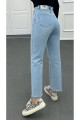 Mykonos Yıkamalı Kot Slim Straight Jeans Mykonos Yıkamalı Kot Slim Straight Jeans