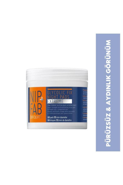 Glycolic Fix Extreme 60 Adet Pürüzsüz Aydınlık Görünüm Gece Pedi Glycolic Fix Extreme 60 Adet Pürüzsüz Aydınlık Görünüm Gece Pedi
