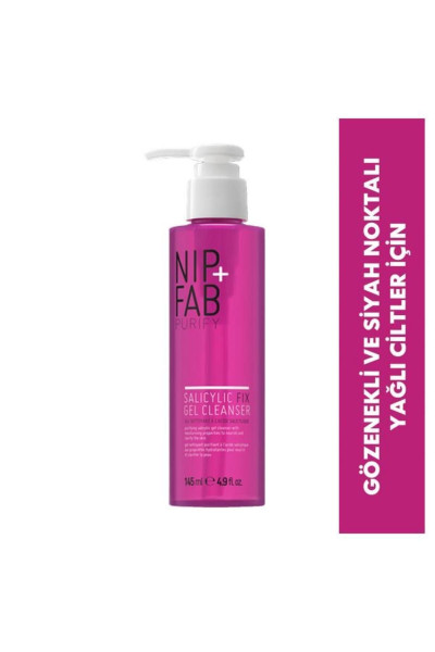 Salisilik Asit Fix Yağlı Ciltler Için Yüz Yıkama Jeli 145 ml Salisilik Asit Fix Yağlı Ciltler Için Yüz Yıkama Jeli 145 ml