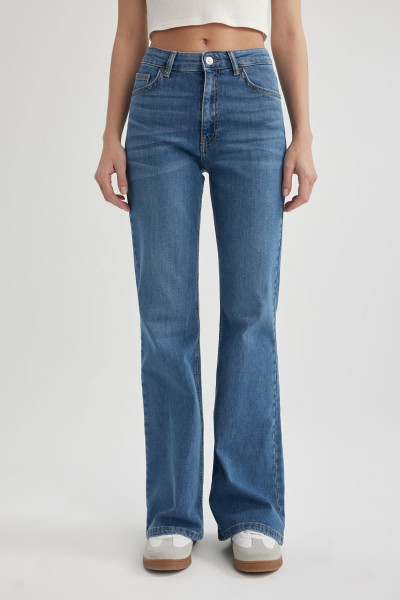 Mia Flare Fit Normal Bel Ispanyol Paça Uzun Jean Pantolon B6527ax24sp Mia Flare Fit Normal Bel Ispanyol Paça Uzun Jean Pantolon B6527ax24sp