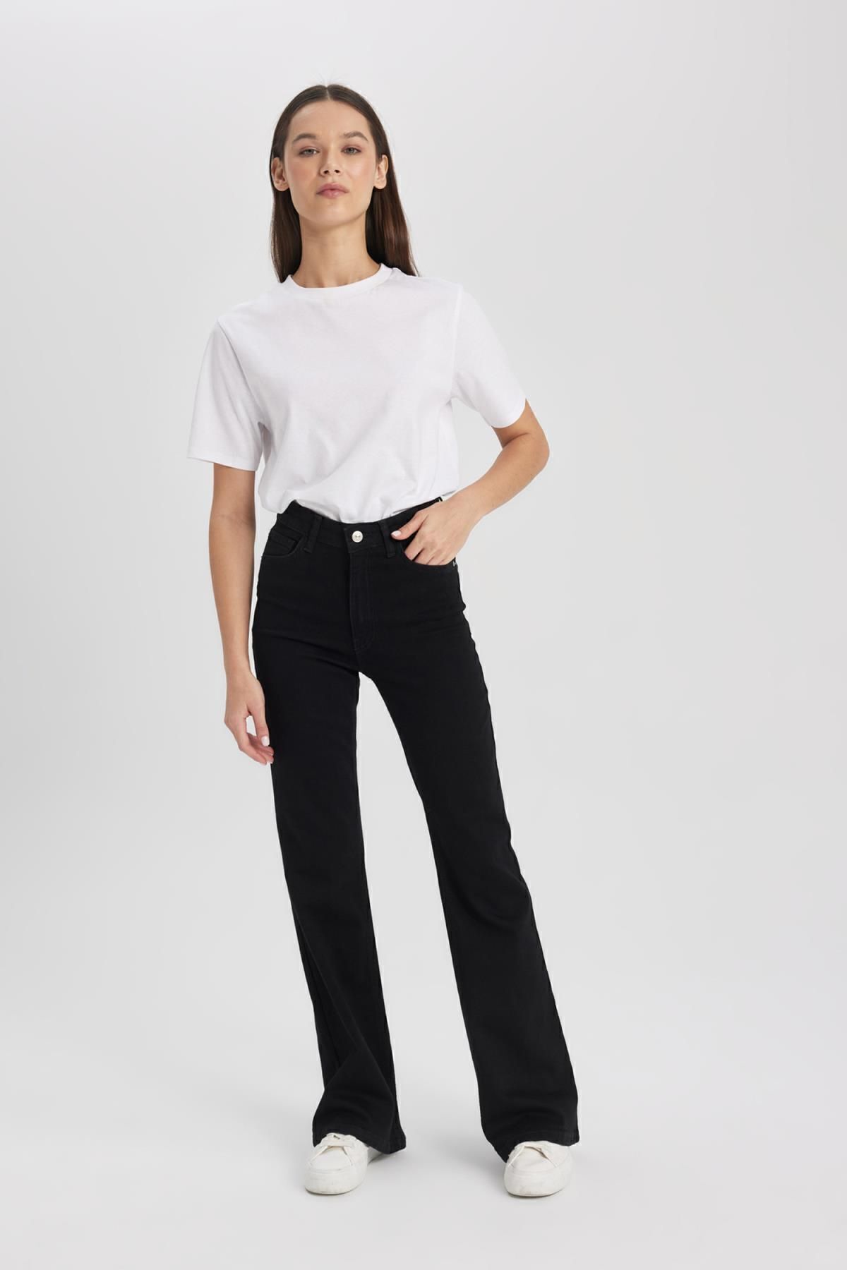 Mia Flare Fit Ispanyol Paça Normal Bel Uzun Jean Pantolon B7050ax24sp Mia Flare Fit Ispanyol Paça Normal Bel Uzun Jean Pantolon B7050ax24sp