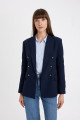 Oversize Geniş Kalıp Gömlek Yaka Düğmeli Basic Düz Blazer Ceket D3155ax24au Oversize Geniş Kalıp Gömlek Yaka Düğmeli Basic Düz Blazer Ceket D3155ax24au