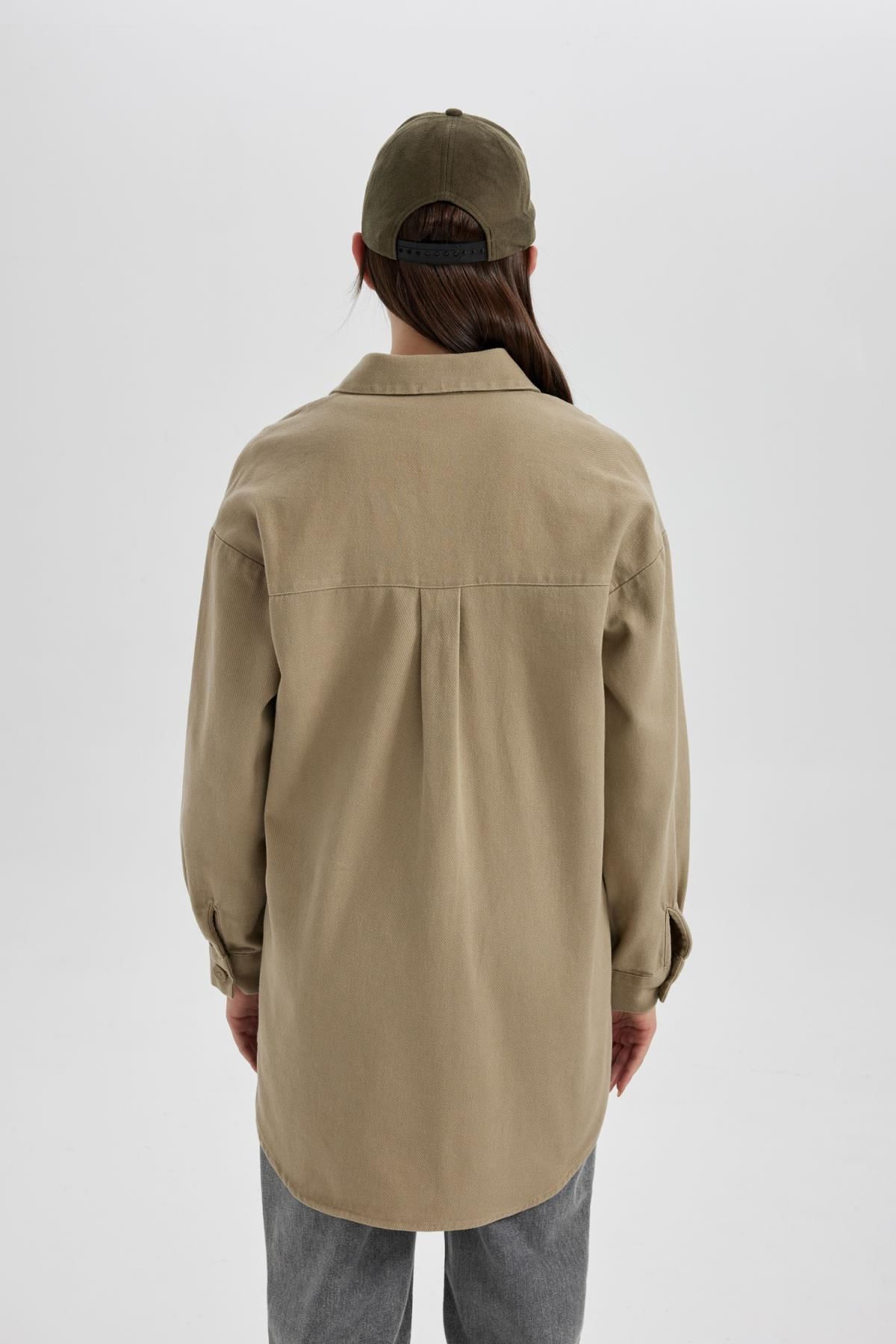 Relax Fit Gabardin Uzun Kollu Tunik A6474ax23au Relax Fit Gabardin Uzun Kollu Tunik A6474ax23au
