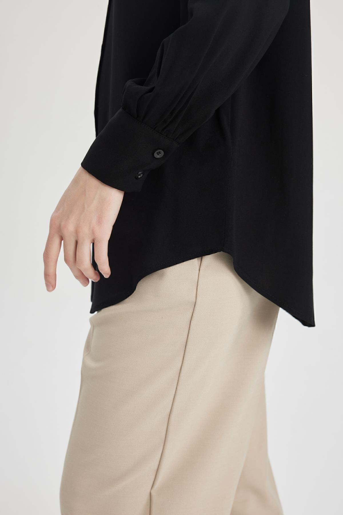 Regular Fit Uzun Kollu Gömlek Tunik Z3538az24sp