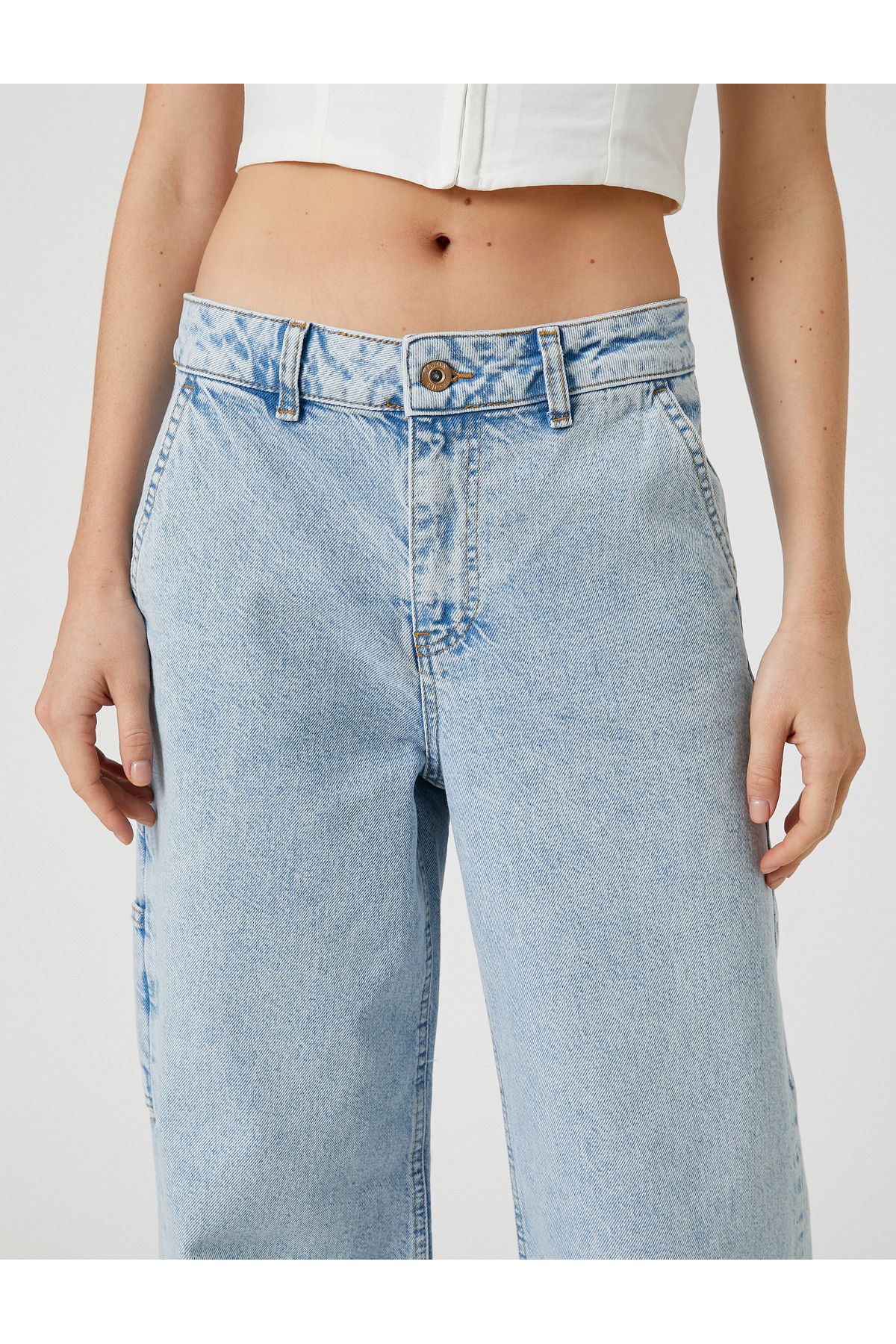 Yüksek Bel Kot Pantolon Ekstra Geniş Paça - Bianca Jeans Yüksek Bel Kot Pantolon Ekstra Geniş Paça - Bianca Jeans