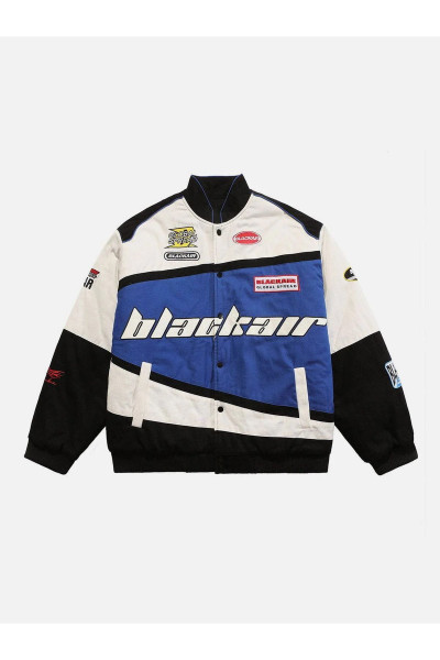 Mavi Black Air Retro Baggy Oversize Paraşüt Ceket Mavi Black Air Retro Baggy Oversize Paraşüt Ceket