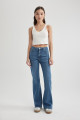Mia Flare Fit Normal Bel Ispanyol Paça Uzun Jean Pantolon B6527ax24sp Mia Flare Fit Normal Bel Ispanyol Paça Uzun Jean Pantolon B6527ax24sp