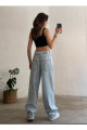 Karyıkama BAGGY Toka Detaylı Bol Kesim Geniş Paça Rahat Baggy Jean Kot Salaş Kadın Pantolon Spear Karyıkama BAGGY Toka Detaylı Bol Kesim Geniş Paça Rahat Baggy Jean Kot Salaş Kadın Pantolon Spear