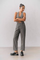 Straight fit paperbag pantolon Straight fit paperbag pantolon