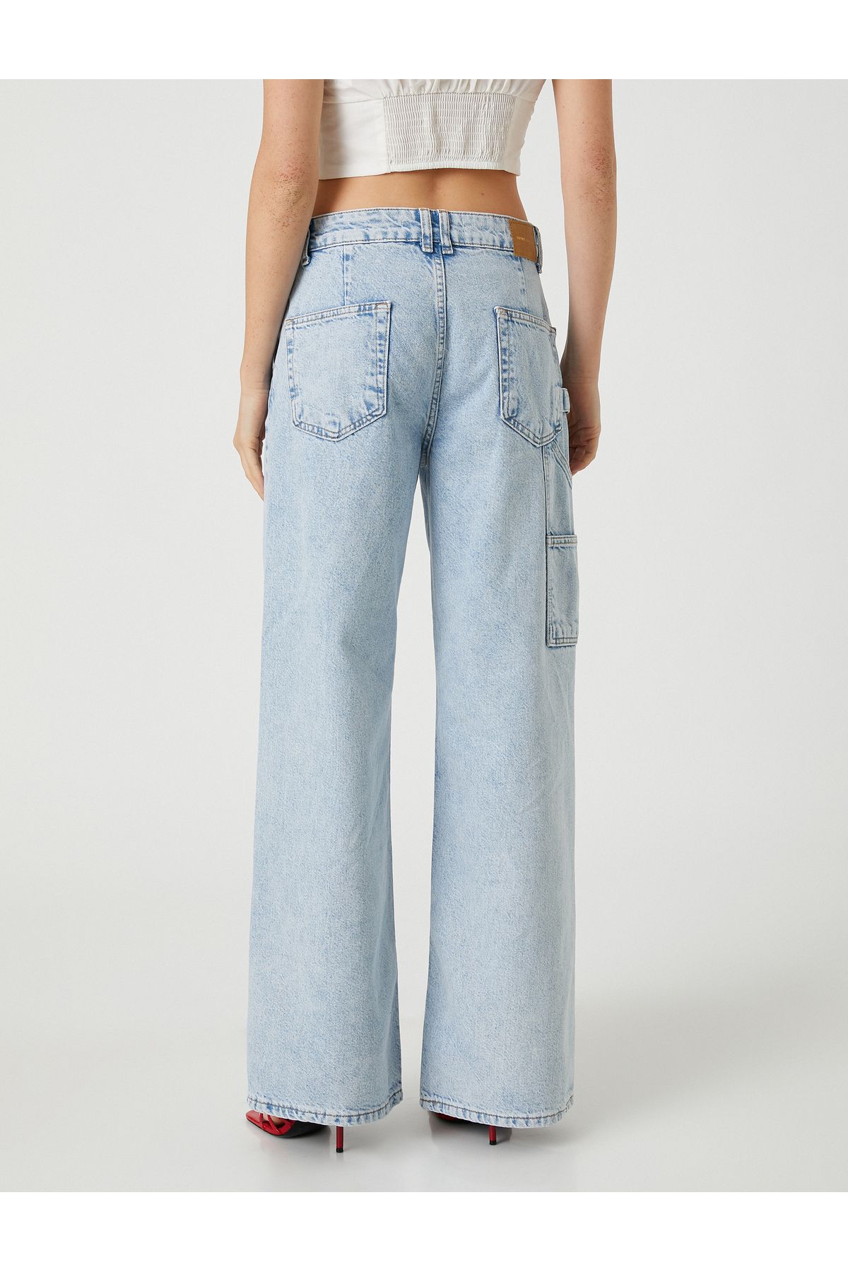 Yüksek Bel Kot Pantolon Ekstra Geniş Paça - Bianca Jeans Yüksek Bel Kot Pantolon Ekstra Geniş Paça - Bianca Jeans