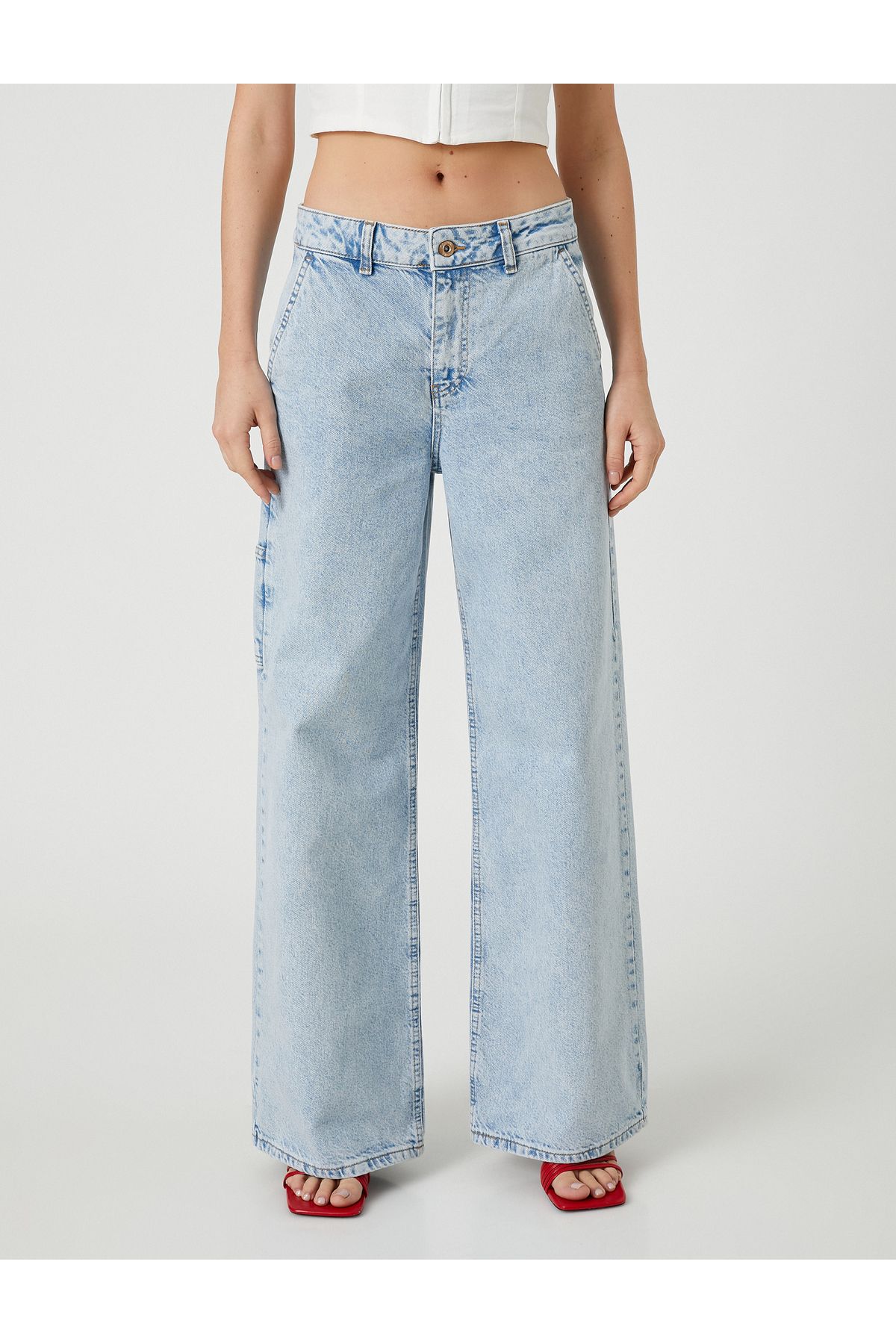 Yüksek Bel Kot Pantolon Ekstra Geniş Paça - Bianca Jeans Yüksek Bel Kot Pantolon Ekstra Geniş Paça - Bianca Jeans