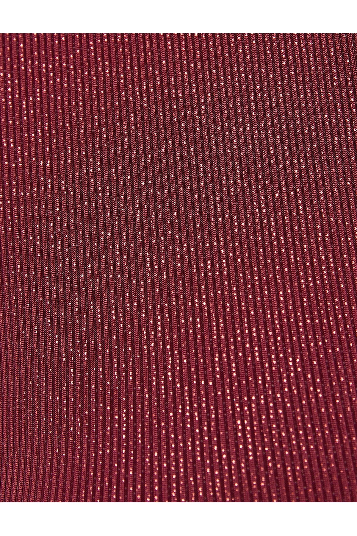 Melis Ağazat X Koton - Uzun Kollu Düğmeli Simli Gömlek Melis Ağazat X Koton - Uzun Kollu Düğmeli Simli Gömlek