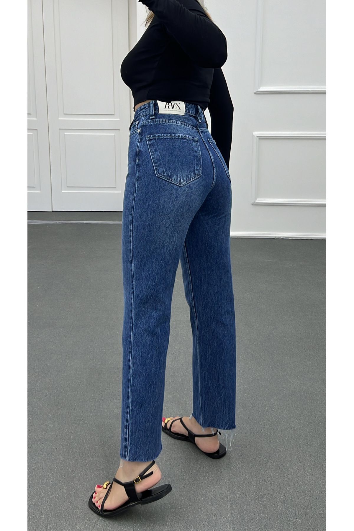 Mykonos Yıkamalı Kot Slim Straight Jeans Mykonos Yıkamalı Kot Slim Straight Jeans