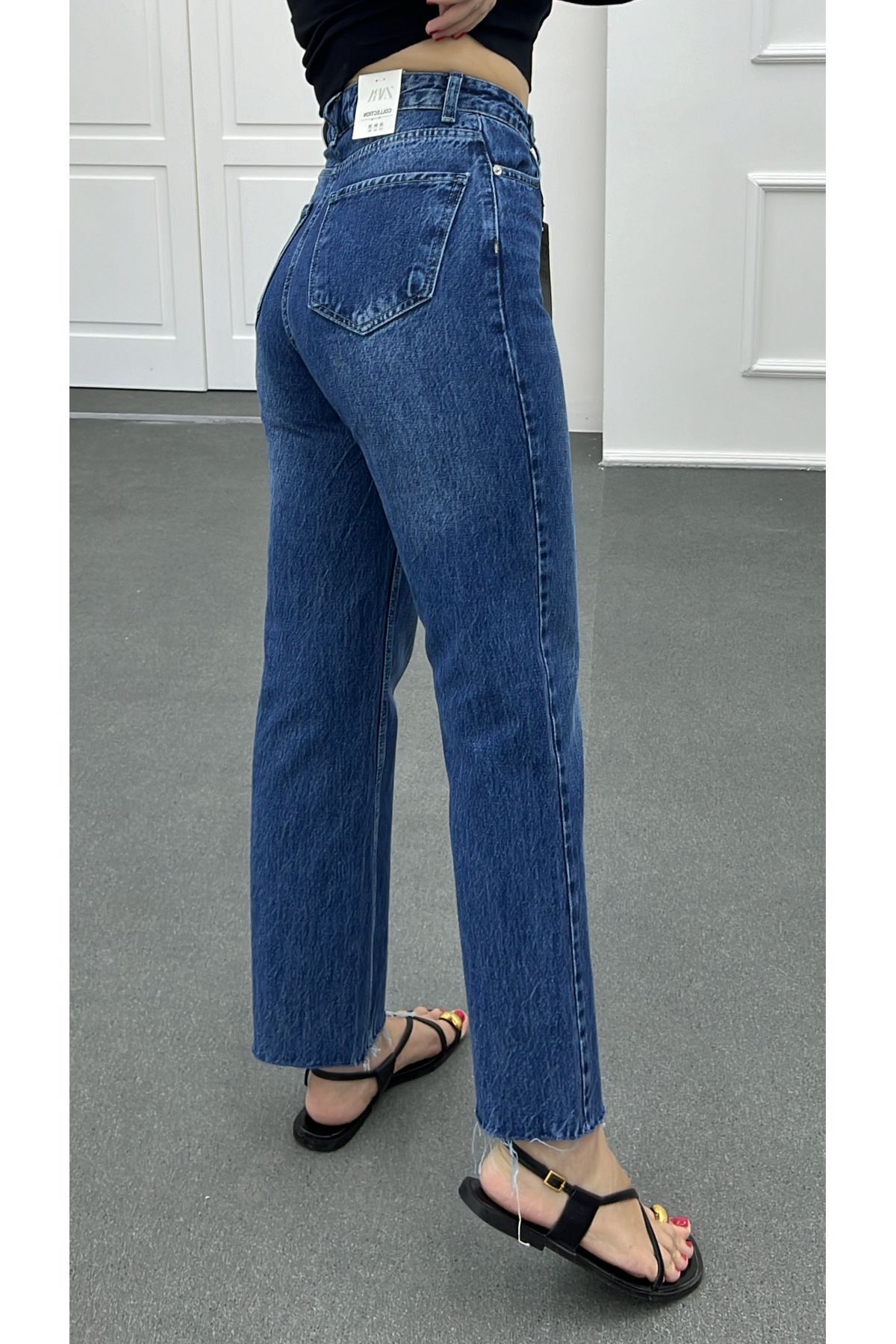 Mykonos Yıkamalı Kot Slim Straight Jeans Mykonos Yıkamalı Kot Slim Straight Jeans
