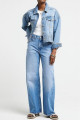 Kadın Regular Fit Taş İşlemeli Jean Ceket 2405831 Kadın Regular Fit Taş İşlemeli Jean Ceket 2405831