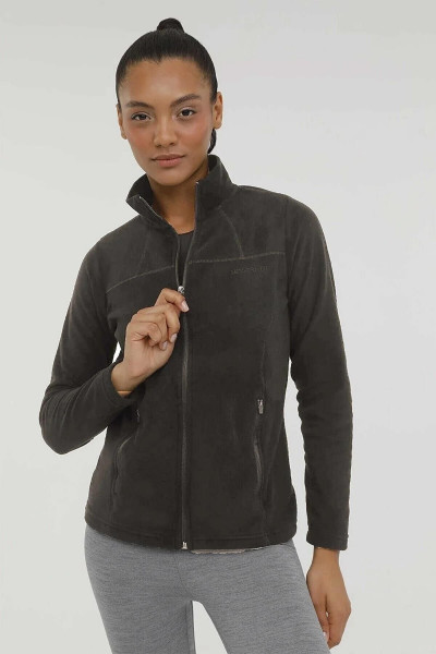 Sn158 Basıc Polar 2 Cep Hakım Yaka Onden Fermuarlı Sweat