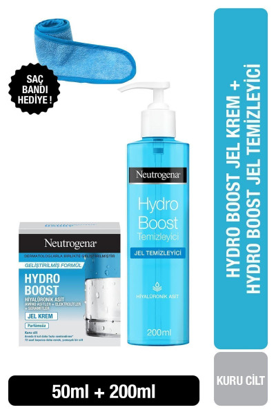 Hydro Boost Water Gel Temizleyici + Nemlendirici Kuru Ciltler Için + Saç Bandı. Hydro Boost Water Gel Temizleyici + Nemlendirici Kuru Ciltler Için + Saç Bandı.